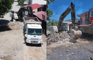 Beyoğlu Mahallesi kaldırım çalışması için düğmeye basıldı
