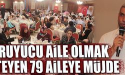 KORUYUCU AİLE OLMAK İSTEYEN 79 AİLEYE MÜJDE