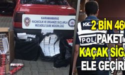 2 bin 460 paket kaçak sigara ele geçirildi