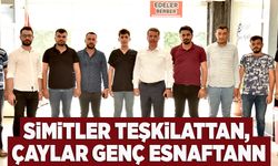 “SİMİTLER TEŞKİLATTAN, ÇAYLAR GENÇ ESNAFTAN”