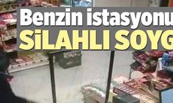 Benzin istasyonunda silahlı soygun!