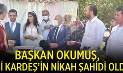 BAŞKAN OKUMUŞ, GAZİ KARDEŞ’İN NİKAH ŞAHİDİ OLDU