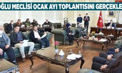 TÜRKOĞLU MECLİSİ OCAK AYI TOPLANTISINI GERÇEKLEŞTİRDİ