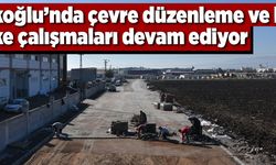 Türkoğlu’nda çevre düzenleme ve kilit parke çalışmaları devam ediyor