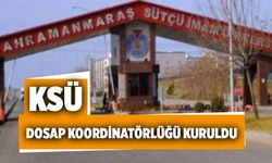 KSÜ DOSAP KOORDİNATÖRLÜĞÜ KURULDU