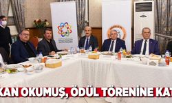 Başkan Okumuş, ödül törenine katıldı