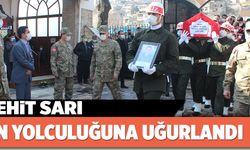 ŞEHİT SARI, SON YOLCULUĞUNA UĞURLANDI