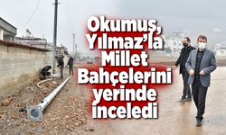 Okumuş, Yılmaz’la Millet Bahçelerini yerinde inceledi