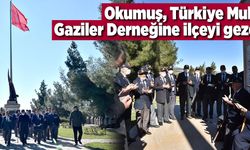 Okumuş, Türkiye Muharip Gaziler Derneğine ilçeyi gezdirdi 