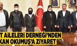 ŞEHİT AİLELERİ DERNEĞİ’NDEN BAŞKAN OKUMUŞ’A ZİYARET