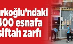 Türkoğlu’ndaki 400 esnafa siftah zarfı