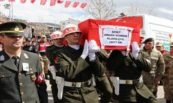 Kahramanmaraş Afrin şehidini uğurladı