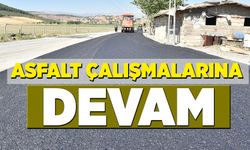 ASFALT ÇALIŞMALARI SÜRÜYOR