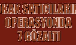 sokak satıcılarına operasyonda 7 gözaltı