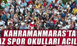 Kahramanmaraş’ta yaz spor okulları açıldı 