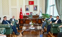 Milletvekili Debgici ve Başkan Görgel, Başkan Karaca'yı ziyaret etti