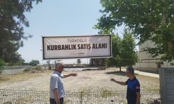 Türkoğlu'nda kurban satış alanı hazırlandı