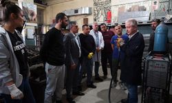 Kursiyerler Büyükşehir’in Kaynakçılık Kursu’nda Hem Öğreniyor Hem Üretiyor