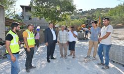 Karabaldır sokakları parke taşlarıyla yenileniyor