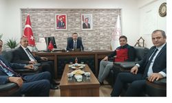 Müdürlerden İlçe Milli Eğitim Müdürüne Hayırlı Olsun Ziyareti
