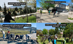 Belediye ekipleri sahada: İlçenin dört bir yanında yoğun mesai