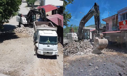 Beyoğlu Mahallesi kaldırım çalışması için düğmeye basıldı