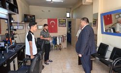 Başkan Mehmet Karaca İstasyon Mahallesi Esnafını Ziyaret Etti