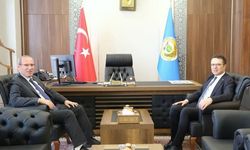 Türkoğlu Kaymakamı Mercan’dan Orman Bölge Müdürü Cabaroğlu’na Hayırlı Olsun Ziyareti