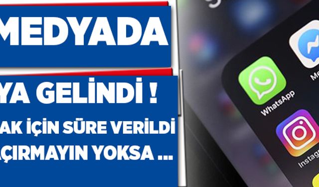 SOSYAL MEDYADA SON NOKTAYA GELİNDİ