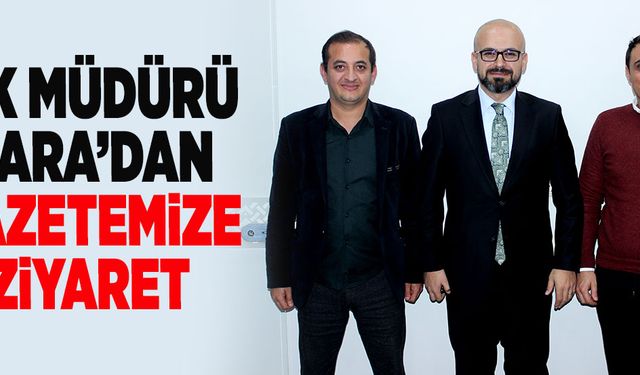 BİK MÜDÜRÜ KARA’DAN TÜRKOĞLU HABER GAZETESİ’NE ZİYARET