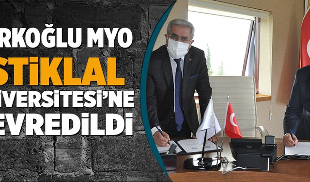 TÜRKOĞLU MYO İSTİKLAL ÜNİVERSİTESİ’NE DEVREDİLDİ