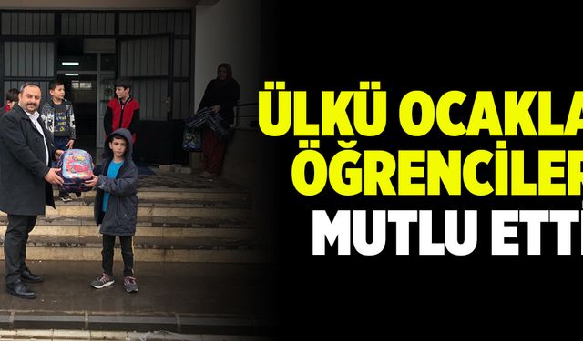 Ülkü Ocakları öğrencileri mutlu etti