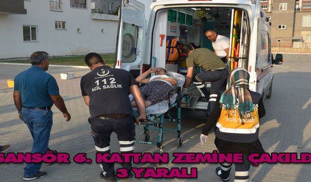 Asansör 6. kattan zemine çakıldı: 3 yaralı