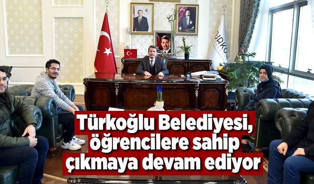 Türkoğlu Belediyesi, öğrencilere sahip çıkmaya devam ediyor 