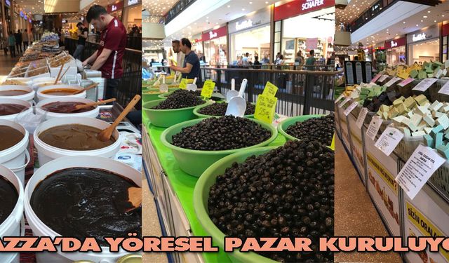 Piazza’da yöresel pazar kuruluyor