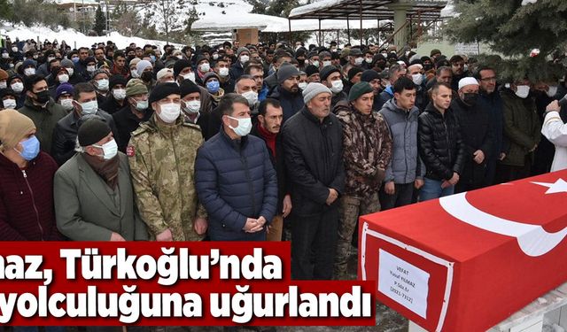 Yılmaz, Türkoğlu’nda son yolculuğuna uğurlandı