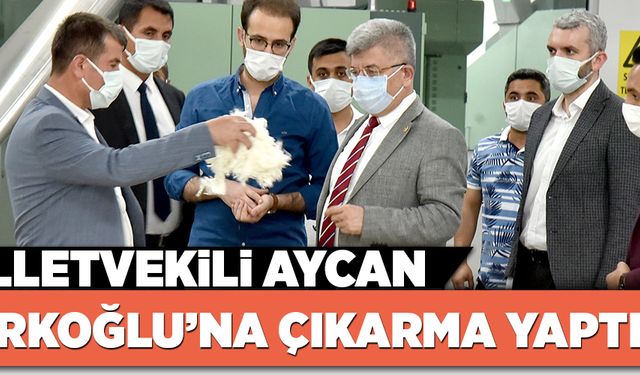 Milletvekili Aycan, Türkoğlu’na çıkarma yaptı