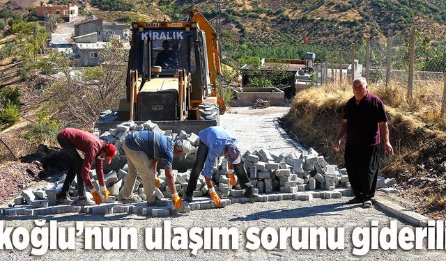 Türkoğlu’nun ulaşım sorunu gideriliyor 