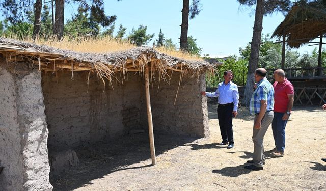 Başkan Okumuş’tan Domuztepe Höyüğü’ne ziyaret