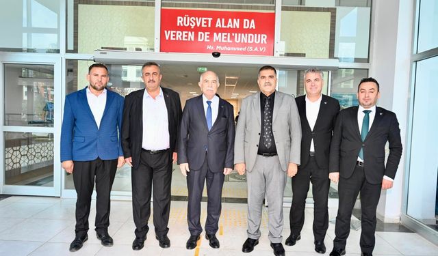 Yeniden Refah Partisi'nden Türkoğlu Belediyesine Ziyaret