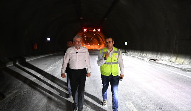 Başkan Görgel, Âşık Mahzuni Şerif Tünellerindeki Çalışmaları İnceledi