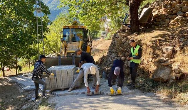 Doluca Mahallesi yol çalışmaları ile şekilleniyor