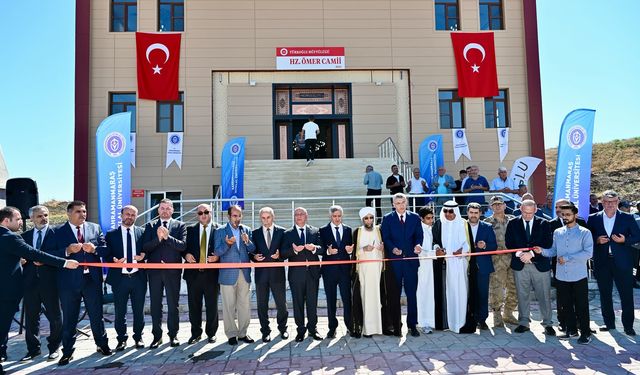 Türkoğlu'nda Hz. Ömer Camii hizmete açıldı