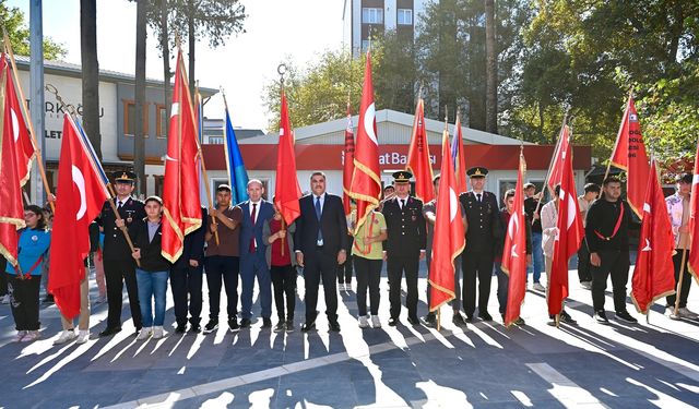 Cumhuriyetin 101. yılı Türkoğlu’nda coşkuyla kutlandı