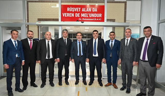 Yeniden Refah Partisi'nden Başkan Karaca'ya Ziyaret