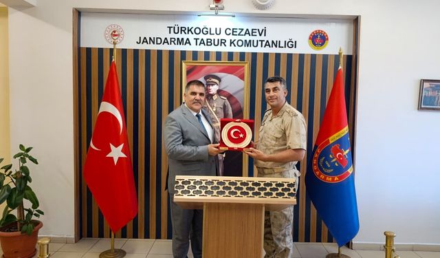 Başkan Karaca, İlçe Jandarma ve Cezaevi Komutanlarını Ziyaret Etti