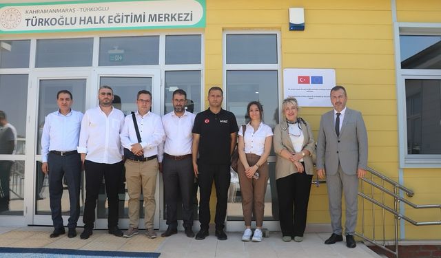 Türkoğlu’nda AB Destekli Eğitim Projeleri İncelendi