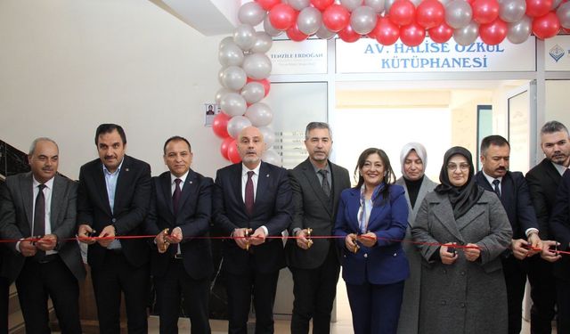 Av. Halise Özkul Kütüphanesi Hizmete Açıldı