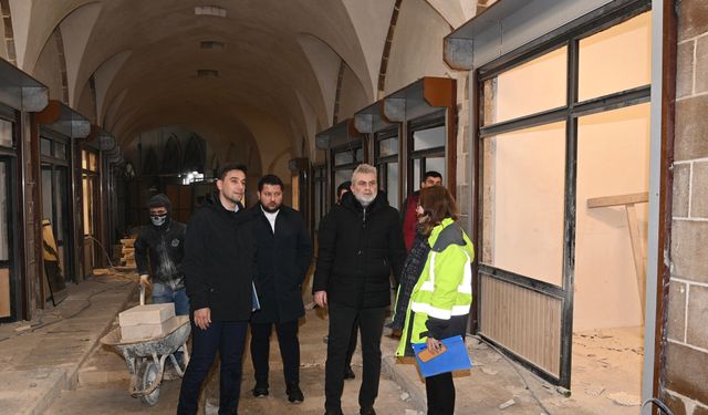 Başkan Görgel: “Tarihi Kapalı Çarşı’mızın Restorasyonu Tamamlanıyor”