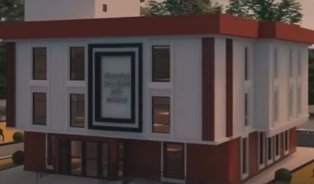 Türkoğlu’ndaki Etüt Merkezinin Kaba İnşaatı Bitmek Üzere